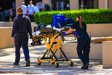 EMS rolling stretcher